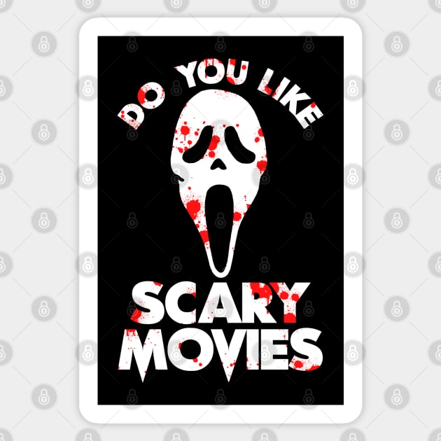 Ghostface Do You Like Scary Movies Sticker by CultTees